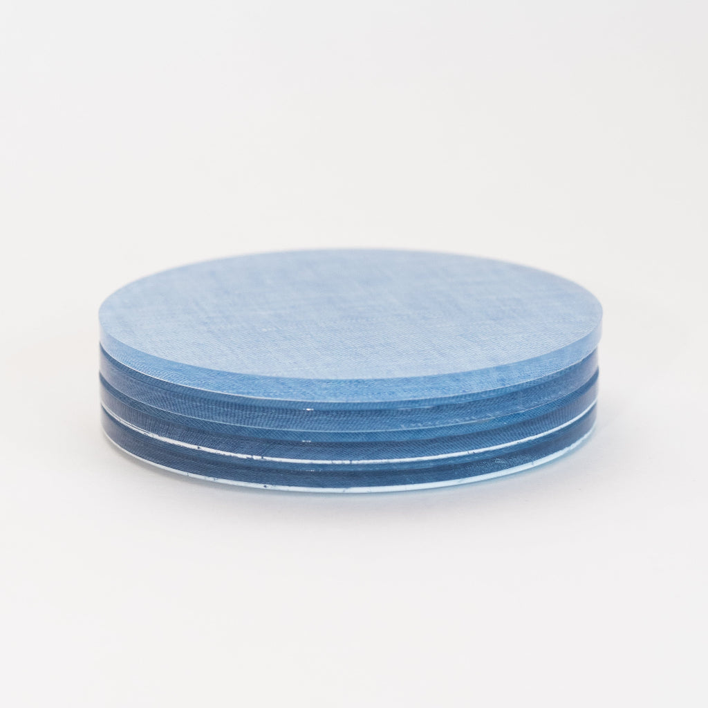 Campbell Chambray Coaster Set