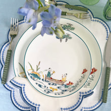 Lilibeth Linen White & Blue Placemat - Set of 4