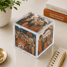 Clear Acrylic Retro Photo Cube