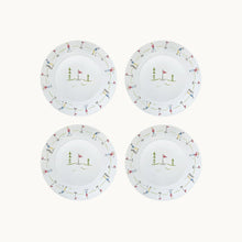 Golf Dessert Plates - Set of 4