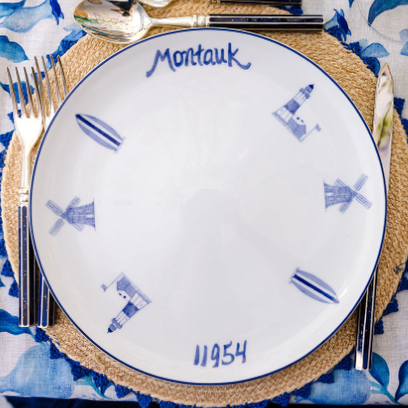 Montauk Porcelain Dinner Plate