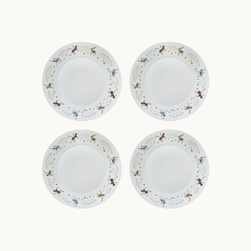 Chukker Dessert Plate - Set of 4