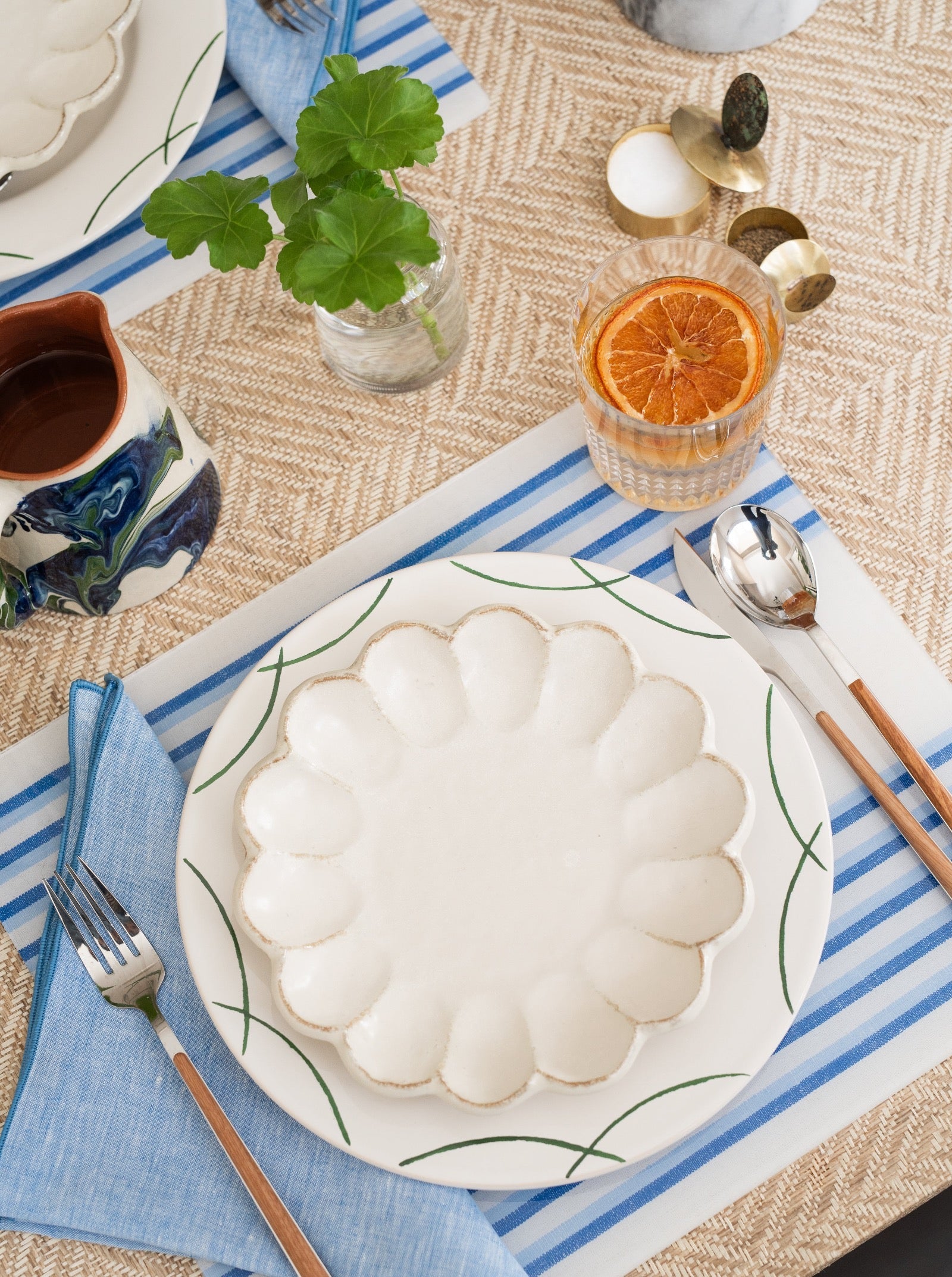 Bonham Blue Stripe Placemat