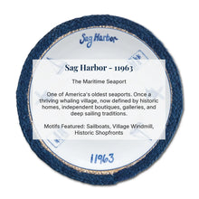 Hamptons Town Dinner Plates - Set of 4