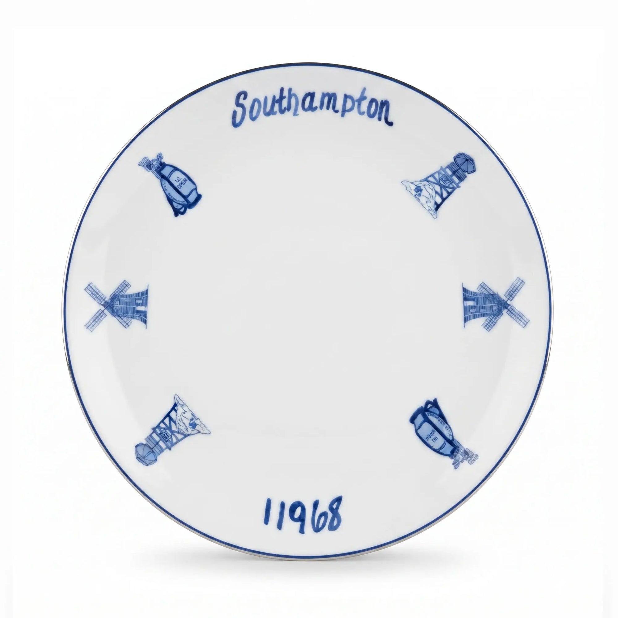 One (1) Hamptons Town Dinner Plate