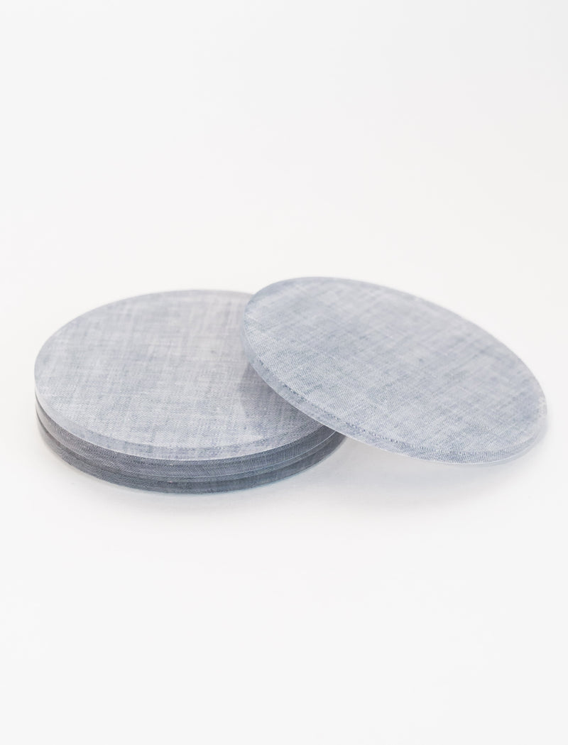Stone Coaster Set-Coasters-Proper Table Co.-Hamptons Blue