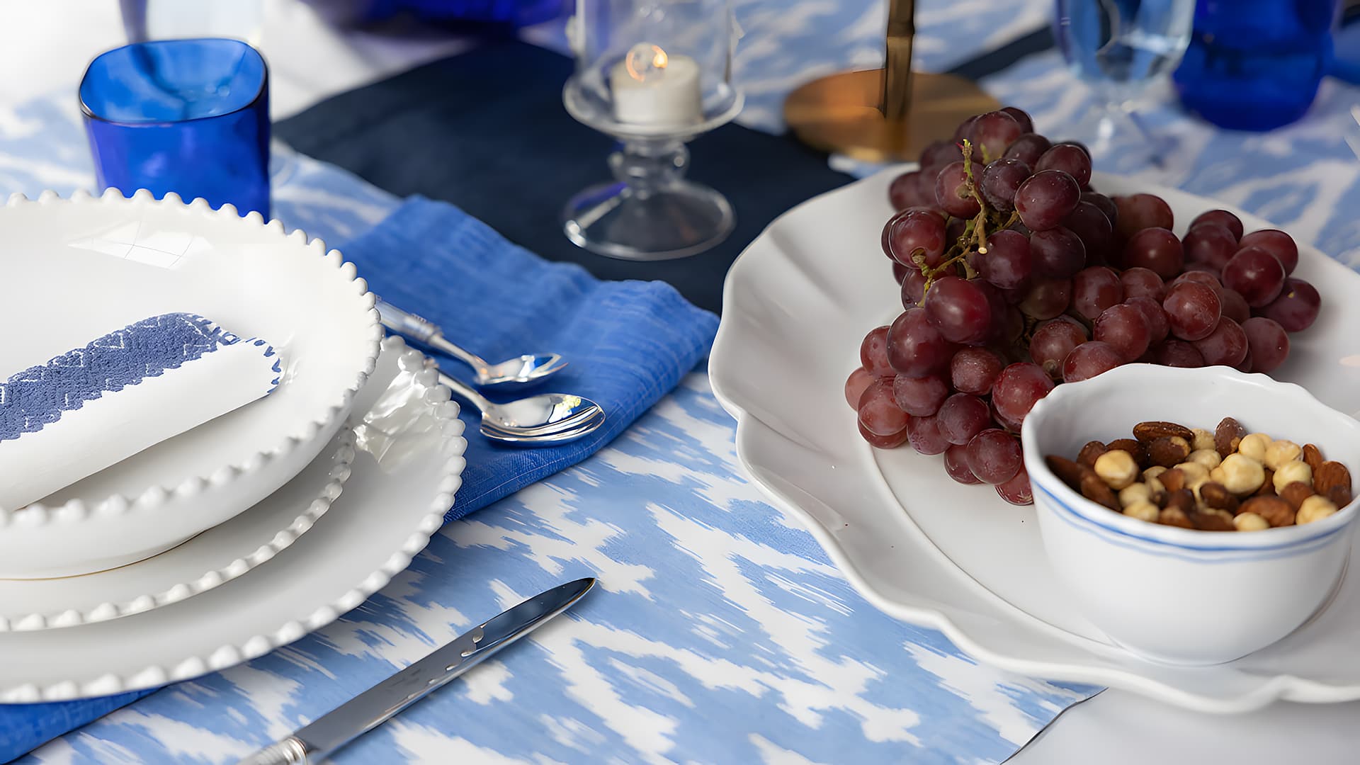 Blue and White Tableware
