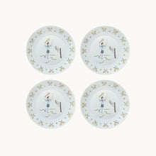 Tennis Gentleman Dessert Plate - Set of 4