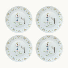 Tennis Gentleman Dinner Plate - Set of 4