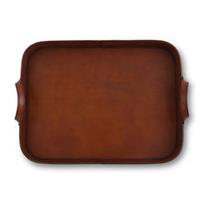 Premium Genuine Leather Bit Serving Tray