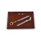 Premium Genuine Leather Equestrian Bit Catchall Tray