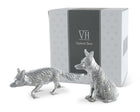 Pewter Foxes Salt & Pepper Set