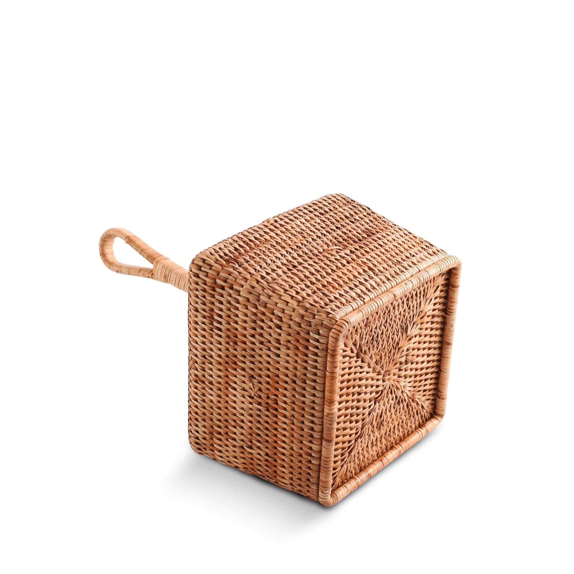 Hand Woven Rattan Wicker Flatware Caddy