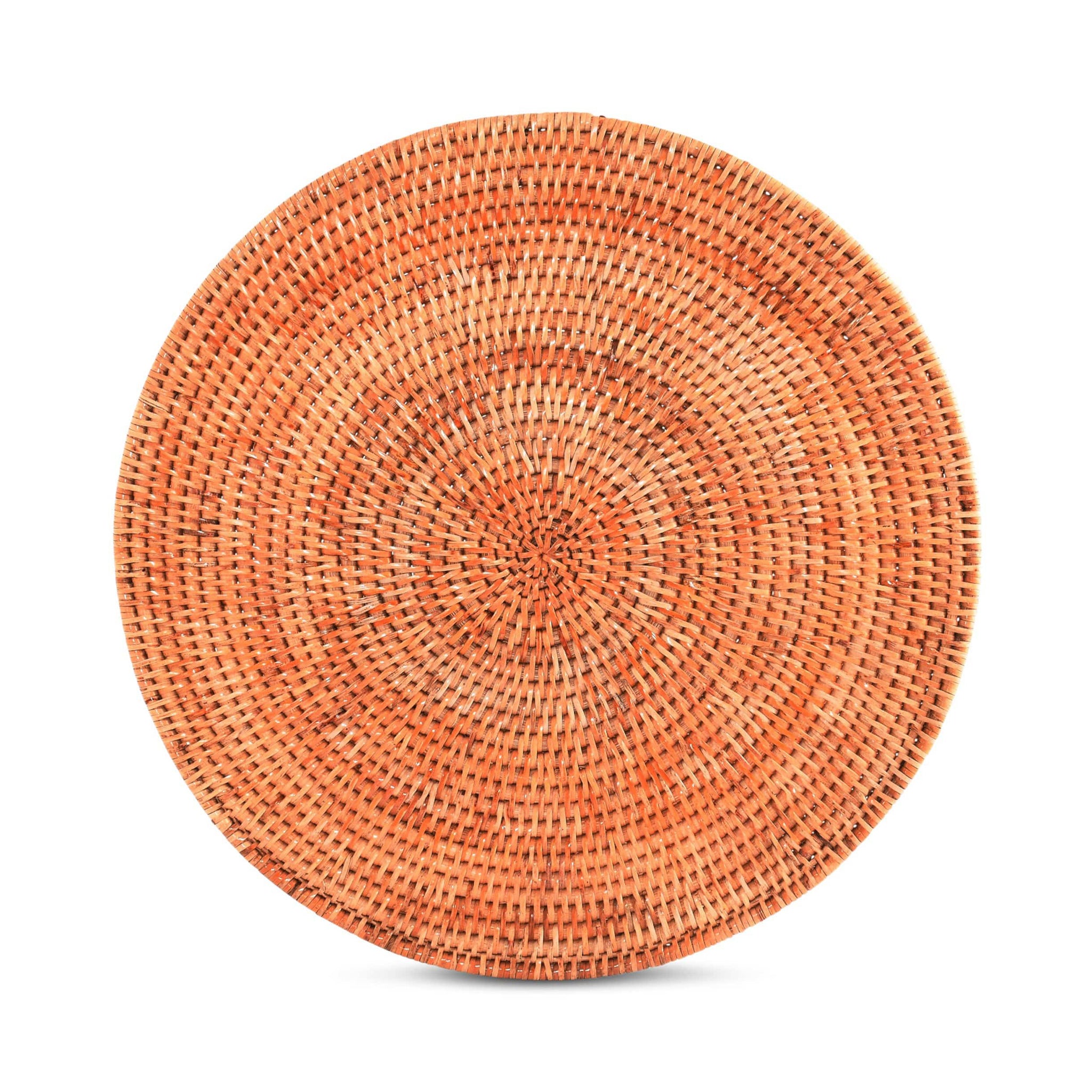 Hand Woven Wicker Rattan Round Placemat - Set of 4