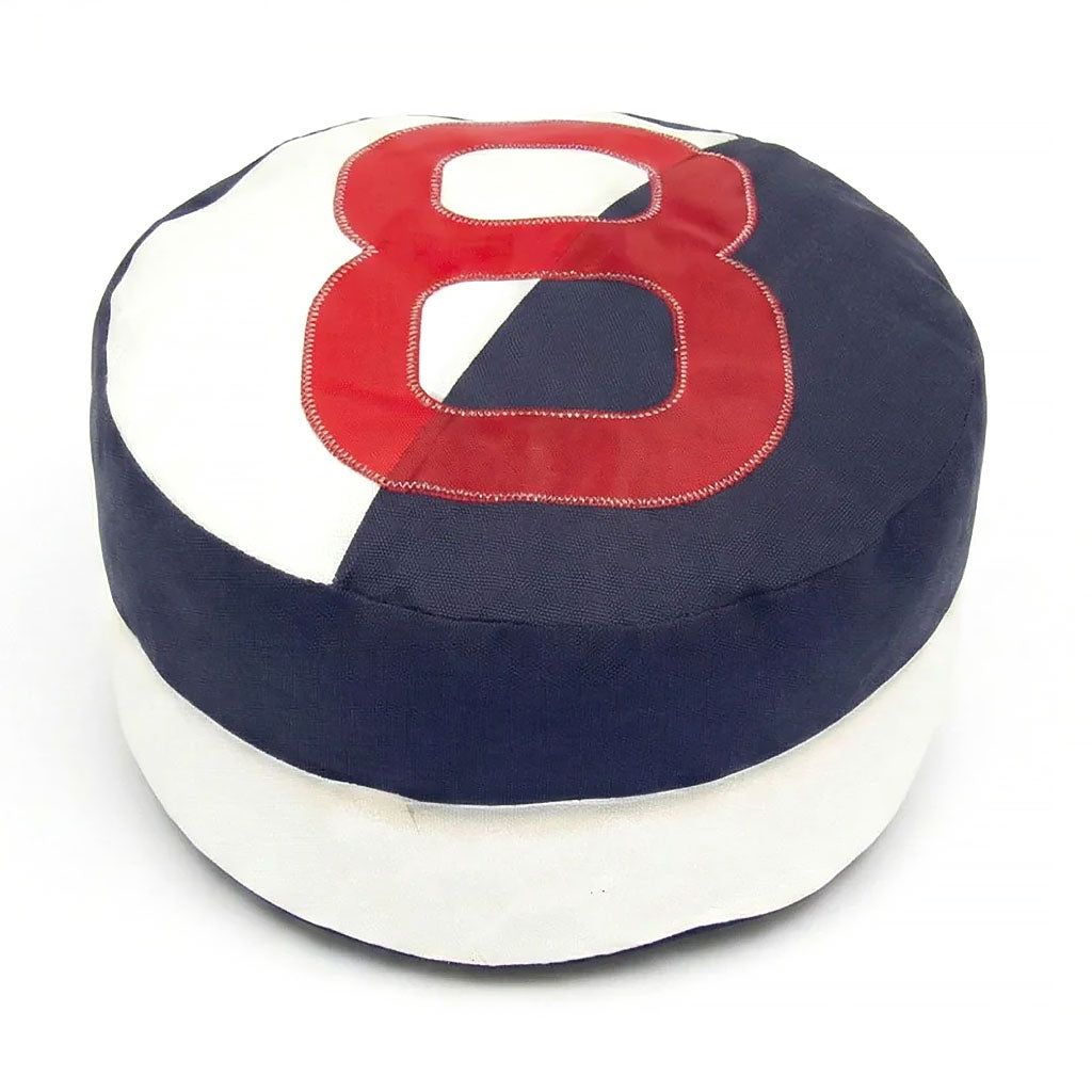 Solo Pouf Navy and Red